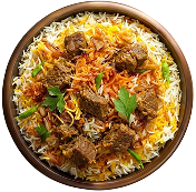 Beef Lash Pash Biryani
