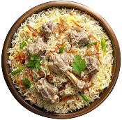 Mutton White Pataka Biryani